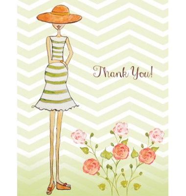 Baby Shower Thank You Cards, Preggers, Bella Ink